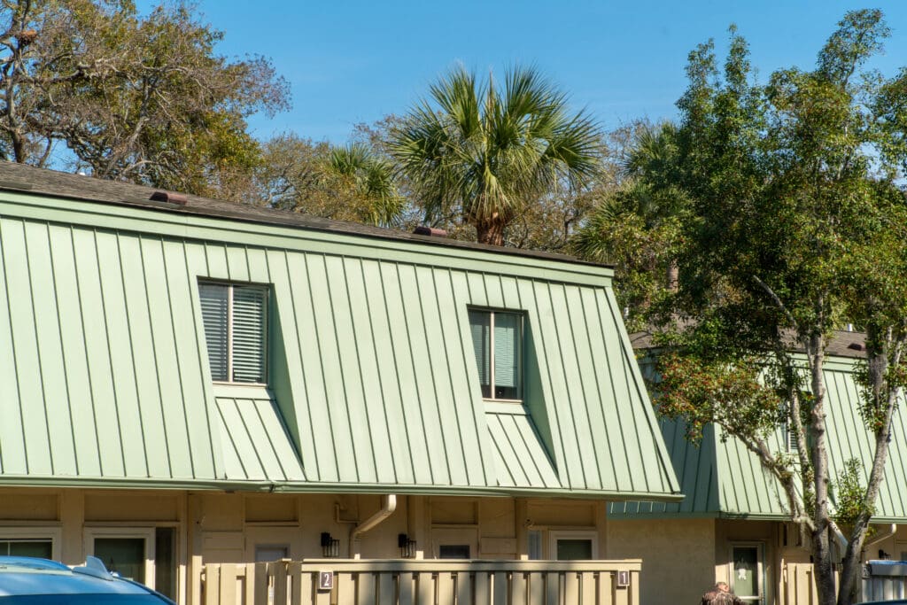 standing seam roof panels green residential building