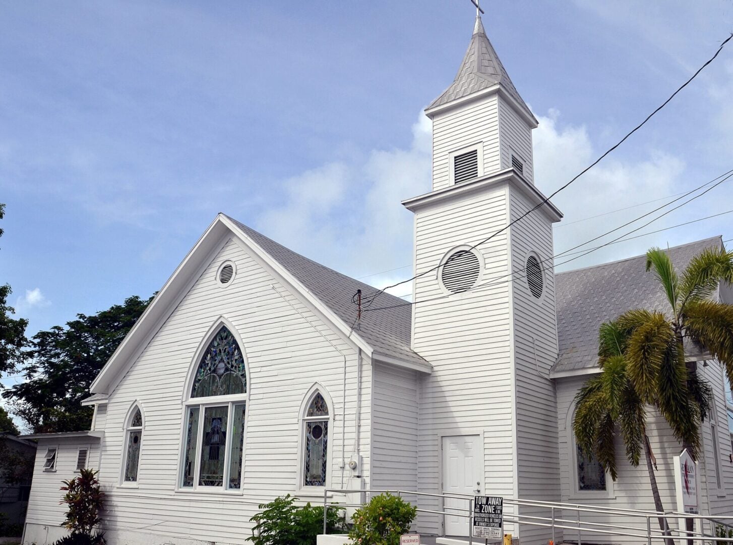 white church
