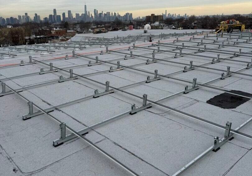 built up roofing system asphalt roof and pipes