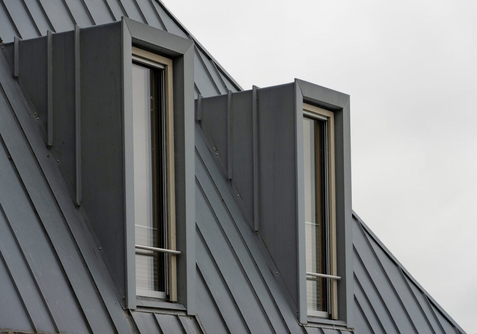 standing seam roof panels black modern roof